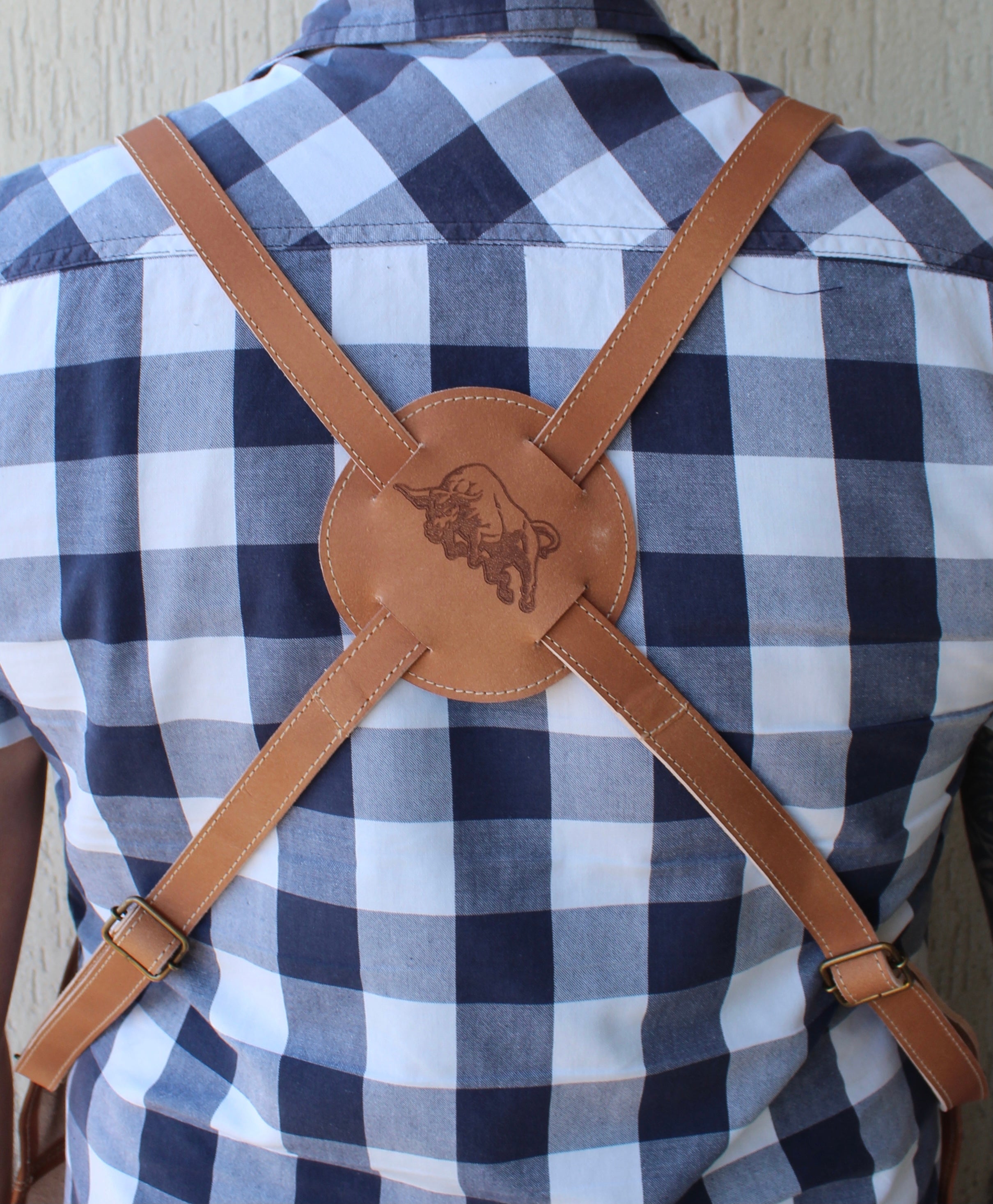 Hand Made 100% Leather Apron Raw
